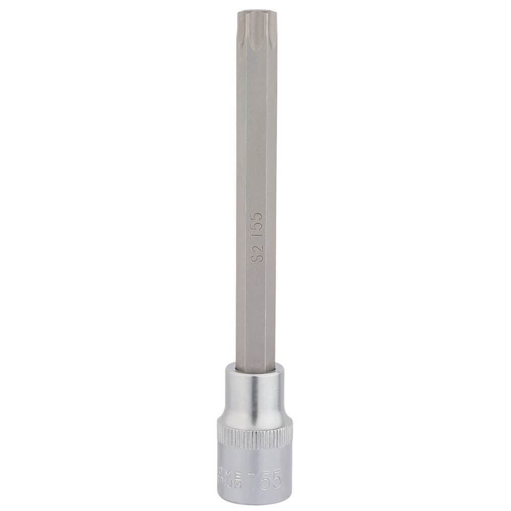 Draper Expert 16321 Draper Tx-Star® Socket Bit 1/2in Sq. Dr. T55 X 140Mm each