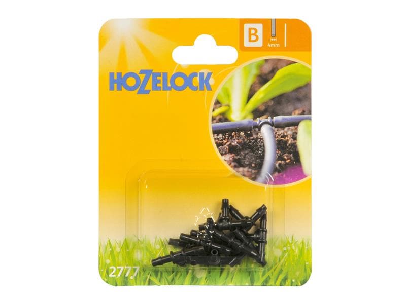 Hozelock 100-001-350 2777 T-Piece 4Mm (Pack 12)