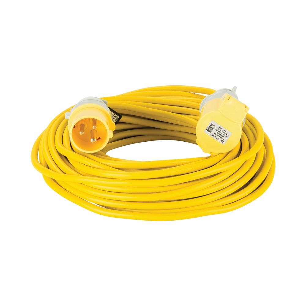 Defender E85230 110V Extension Lead Yellow 1.5Mm² 16A 25M 35070