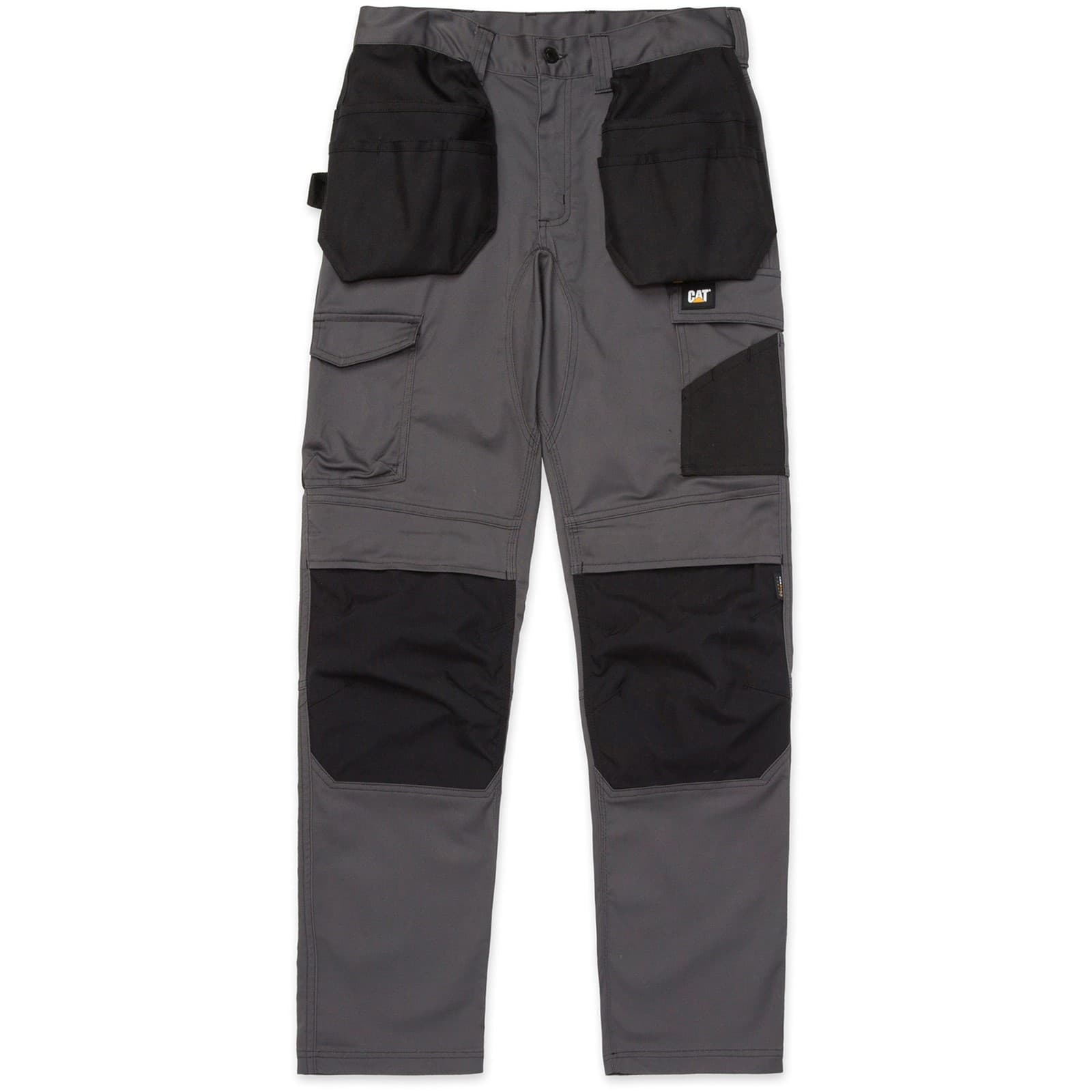 Caterpillar Essential Knee Pocket Stretch Holster Trouser Size 40 Grey 39489-73658-08"