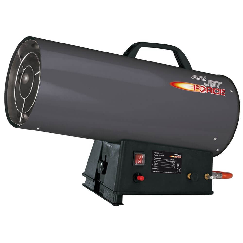 Draper 47101 Jet Force Propane Space Heater 102 000 Btu/30 Kw each 1