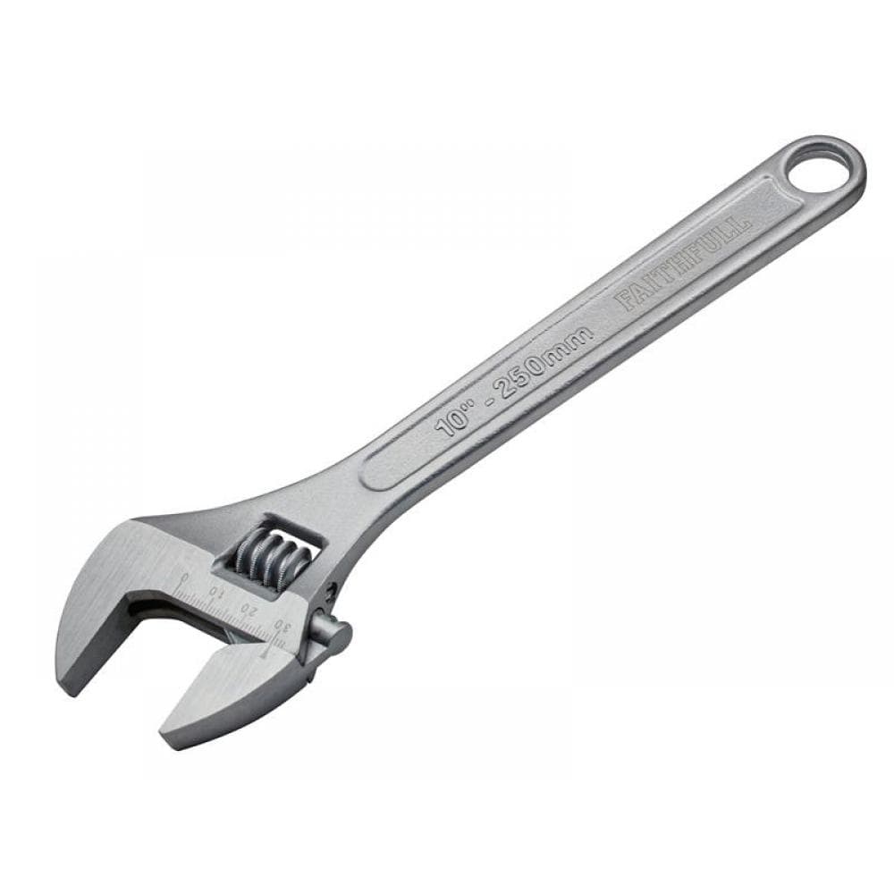 Faithfull UGE3010-V Chrome Adjustable Spanner 250Mm (10In)