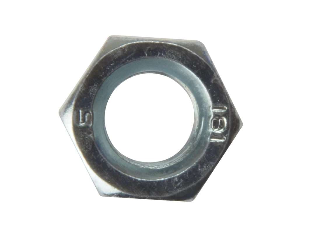 Fandf 100NUT8 Hexagonal Nuts - Zinc Plated M8 (Bag Of 100)