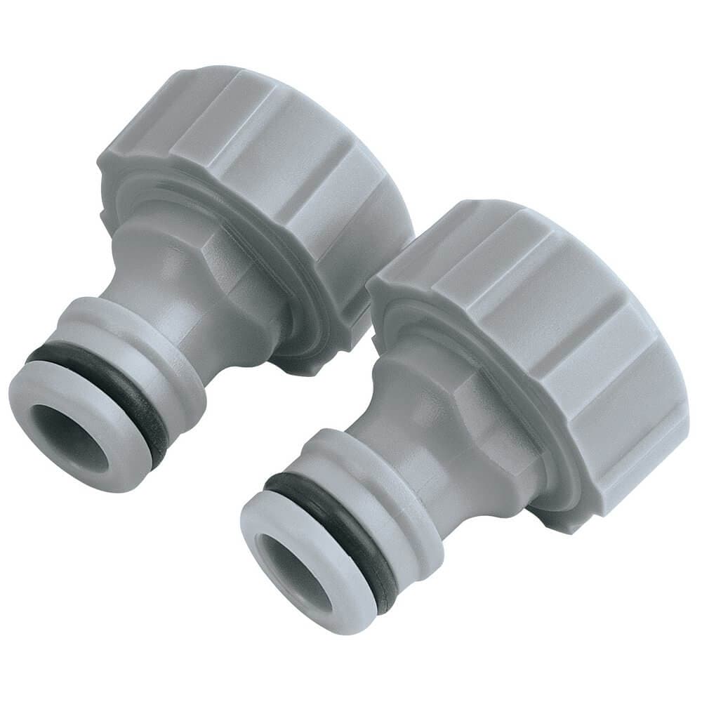 Draper 25906 Outdoor Tap Connectors 3/4in (Pack Of 2) per pack