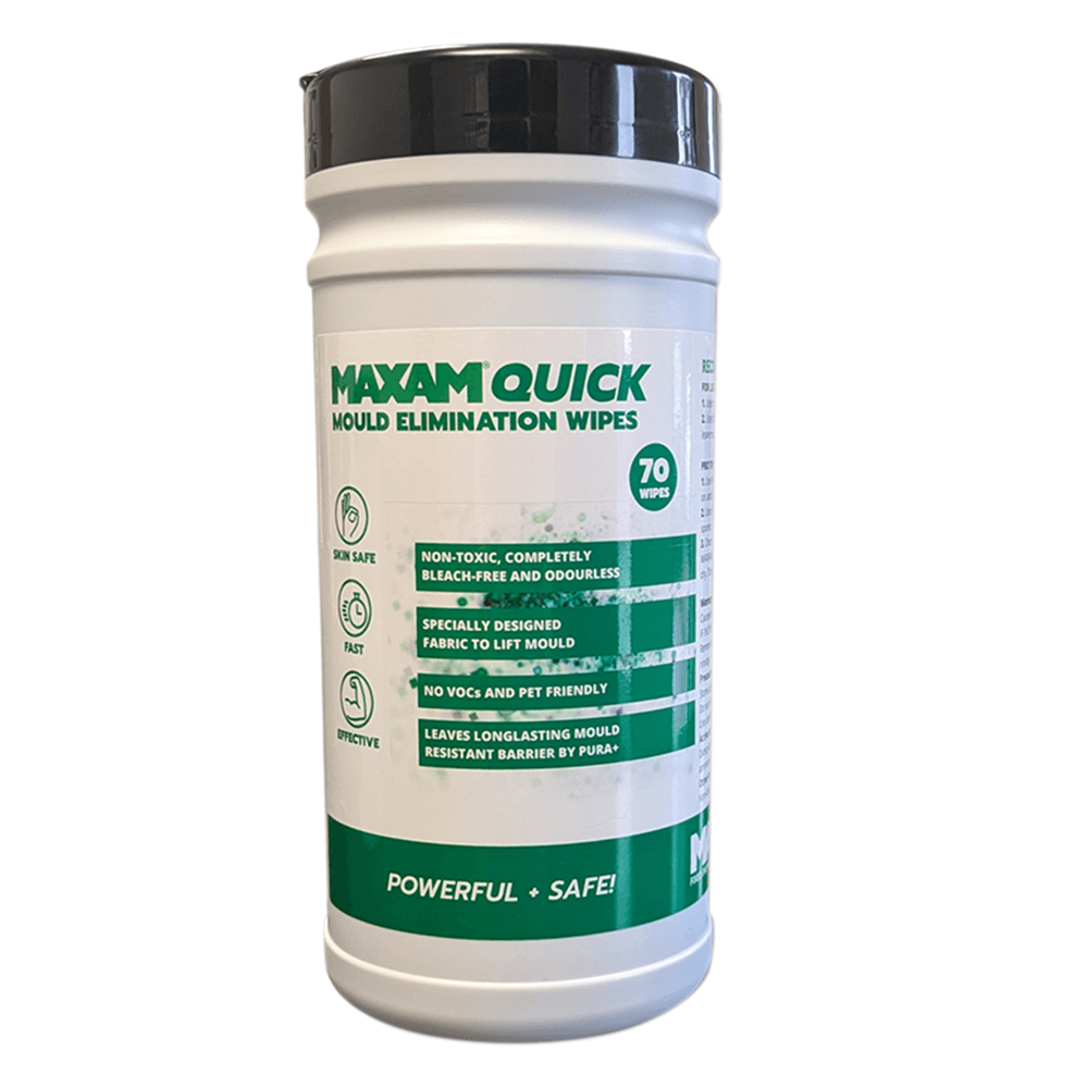 MAXAM PURA+ Quick Mould Elimination Wipes pack of 70