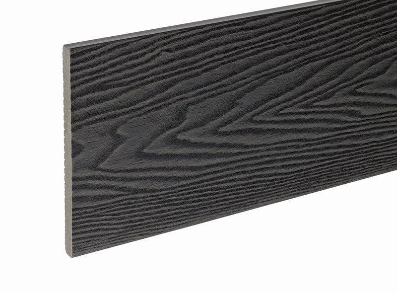 Cladco Wpc Fascia Trim Charcoal 145 x 10 x 2400mm