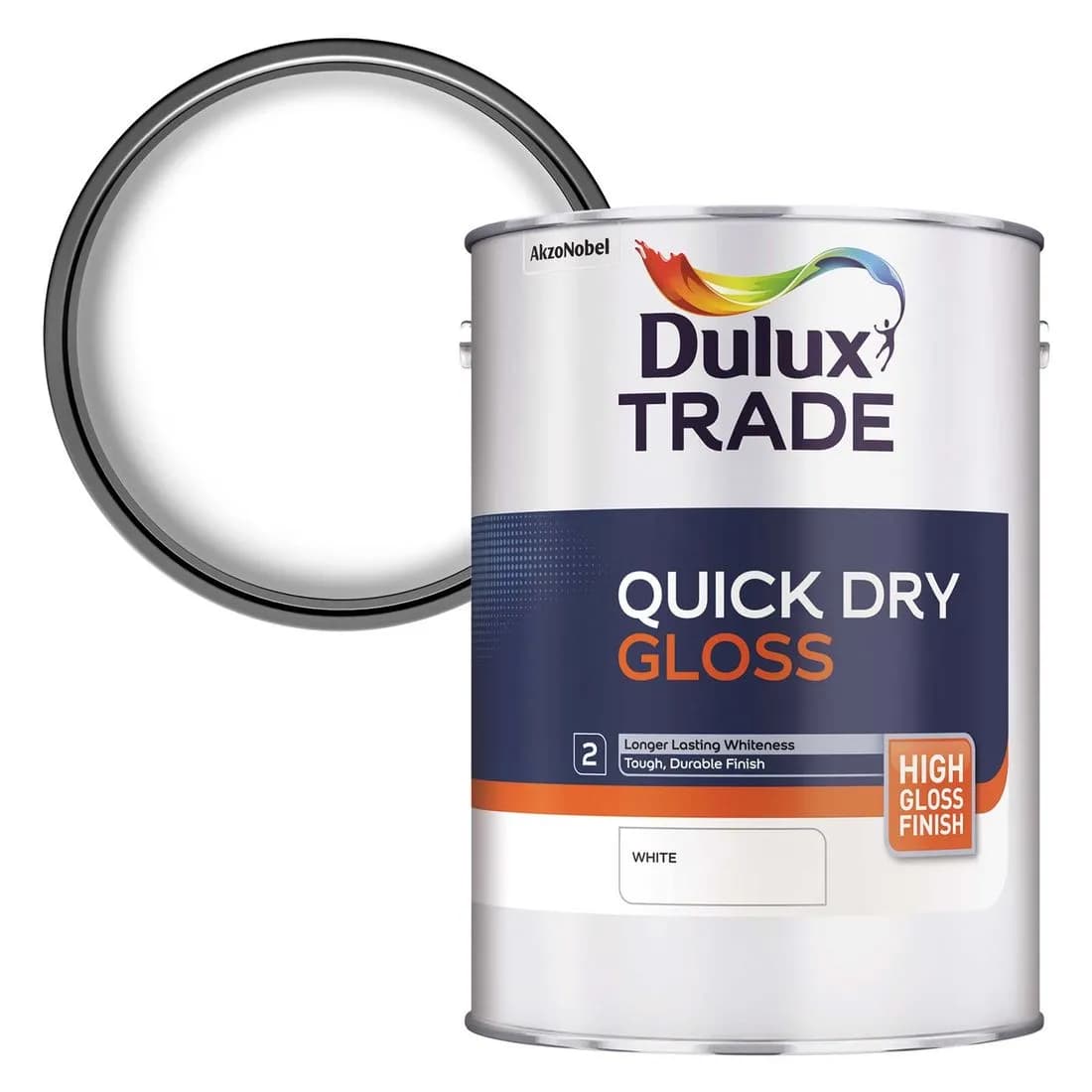 Dulux Trade Q/Dry Gloss Brilliant White 2.5L