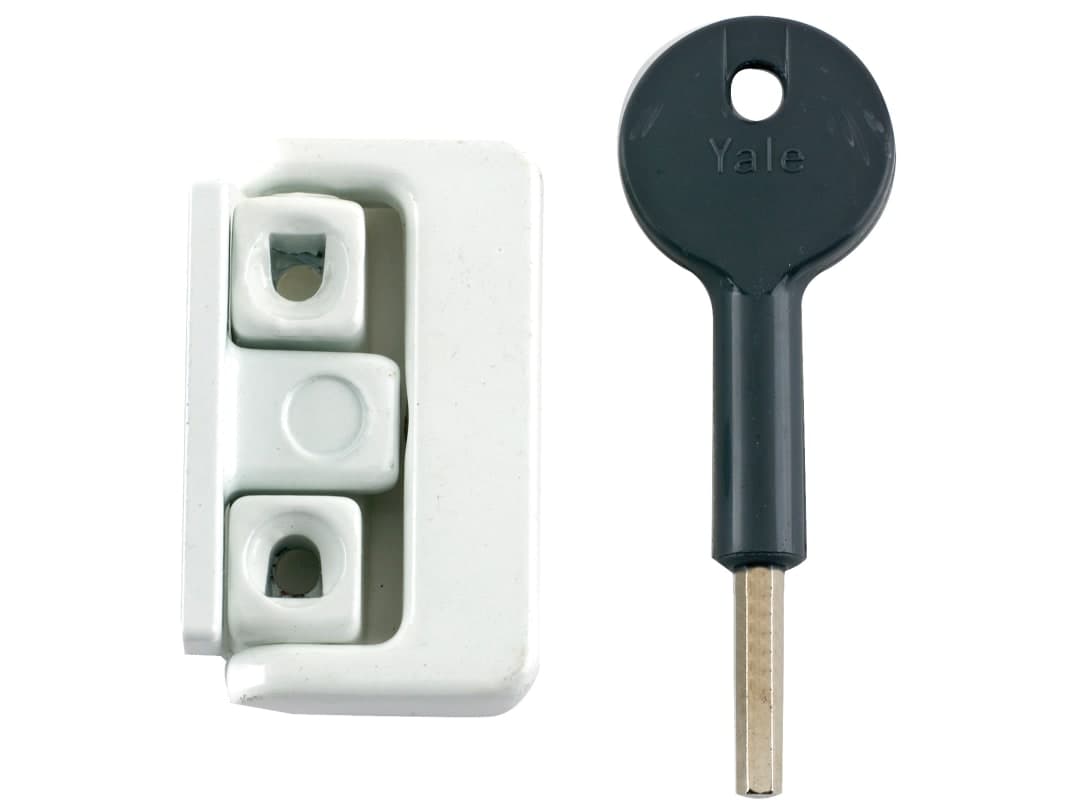 Yale Locks 8K101 Window Latch Electro Brass Finish Visi V-8K101LK-EB