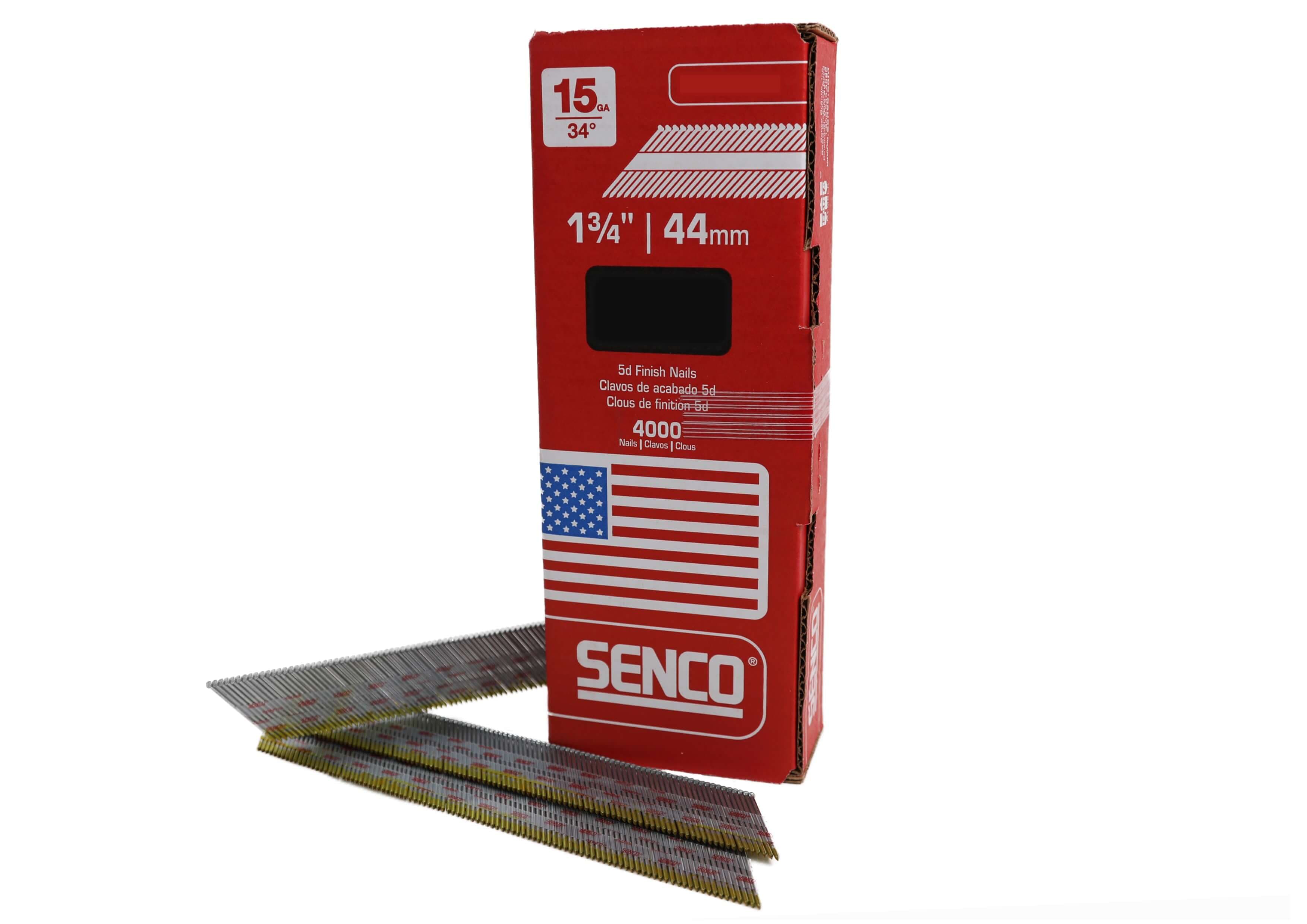 Senco DA19EGB 15-Gauge Da Finish Nail A304 Stainless Steel ted 45Mm Box 4000