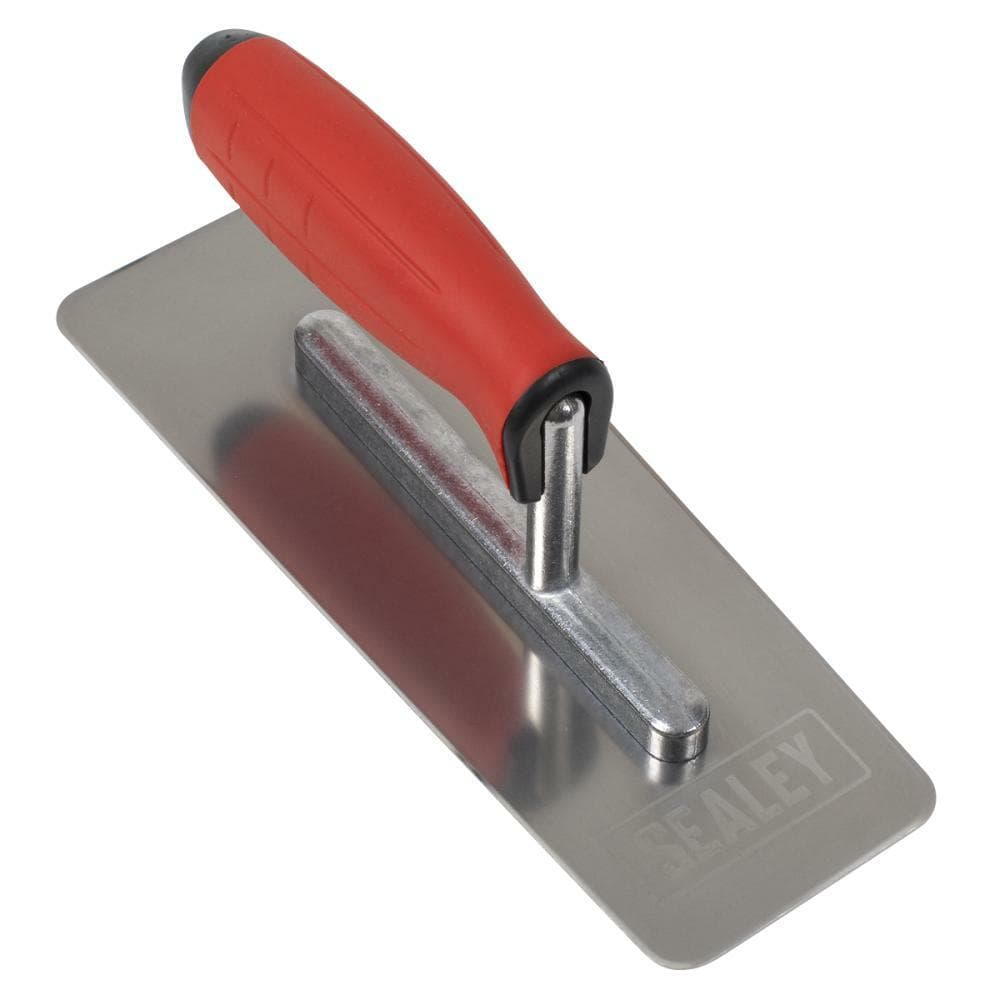 Sealey T8012 Stainless Steel 240Mm Venetian Trowel - Rubber Handle