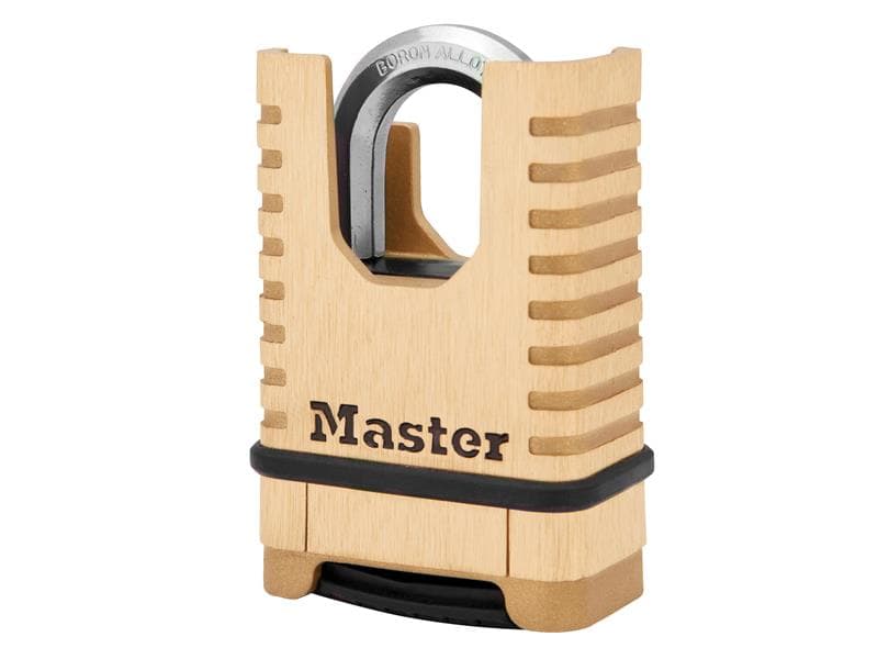 Master Lock M1177EURDCC Excell™ Closed Shackle Brass Combination 58Mm Padlock
