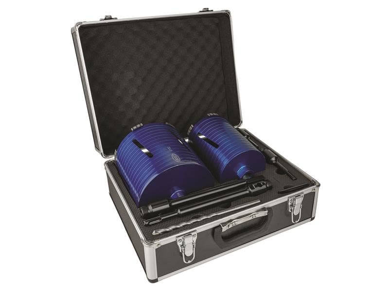 Mexco A11DCDKIT2 Slotted Dry Core Drill Xcel Grade Kit 8 Piece