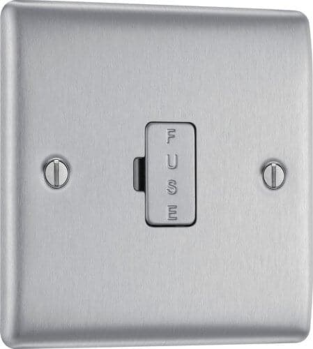 Screwless Flatplate Black Nickel Single Socket For Tv Or Fm Co-Axial Aerial And Satellite Connection FBN65-01