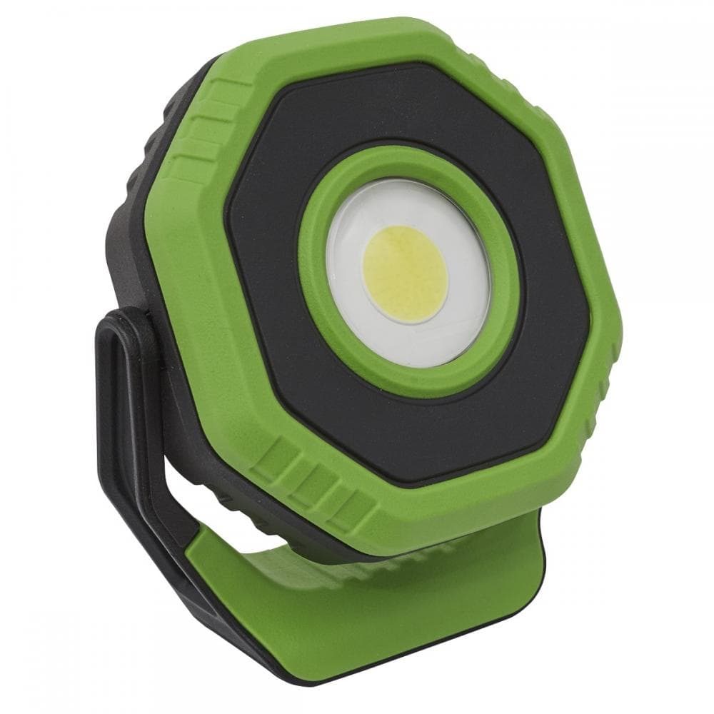 Sealey LED1400P Rechargeable Pocket Floodlight With Magnet 360° 14W Cob Led - Green