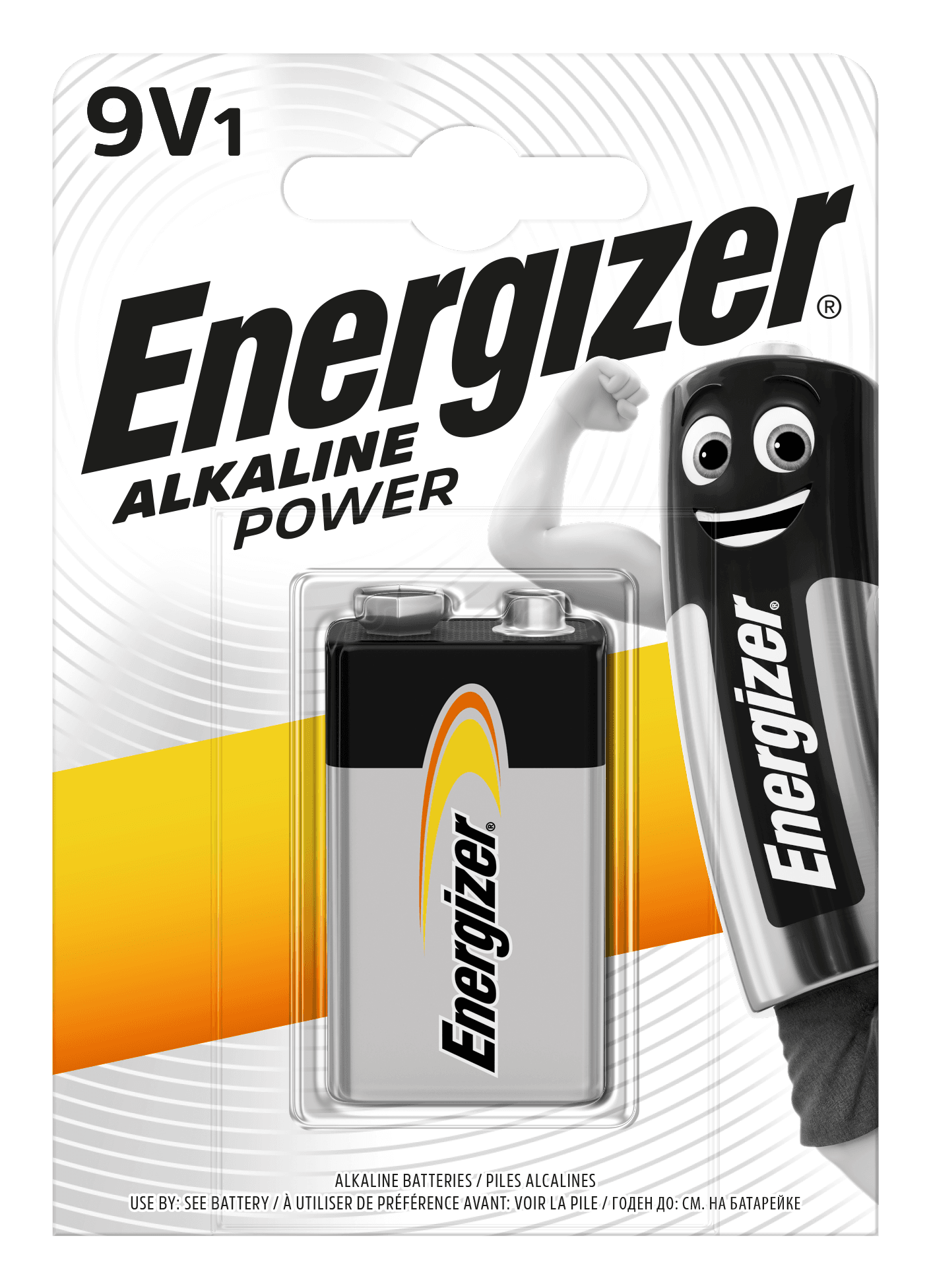 Energizer Alkaline Power 9V 522 BP Battery