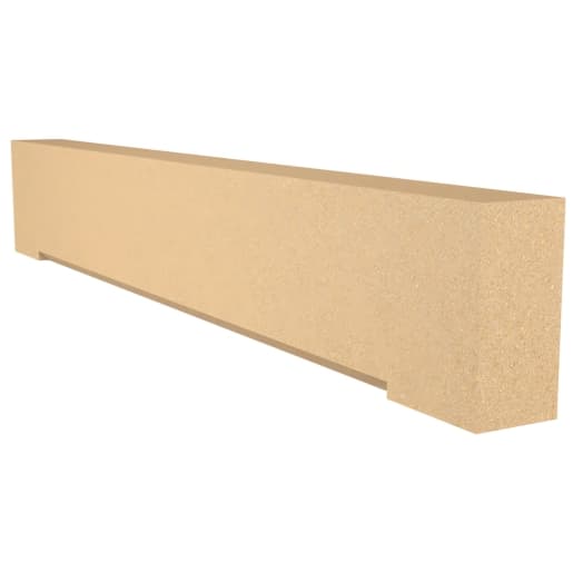 Forticrete Brown Aggregate Head Chamfered DH4 Bath, Size: 1405x100x215mm