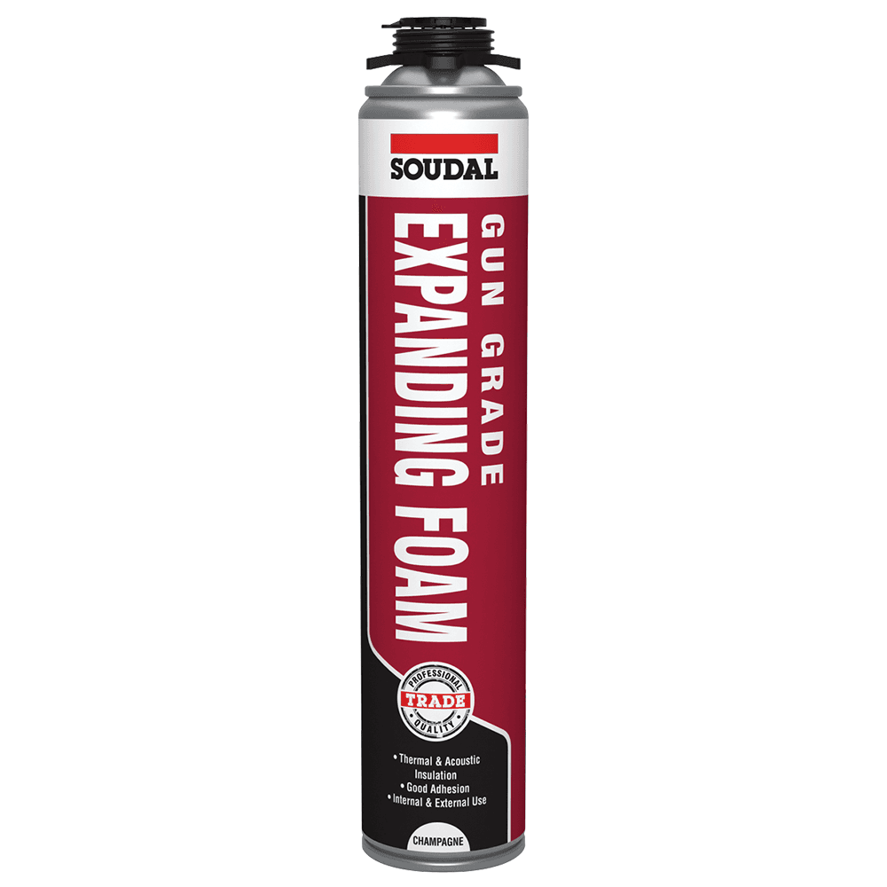 Soudal Gap Filler Expanding Foam Gun Grade High Insulation 750ml