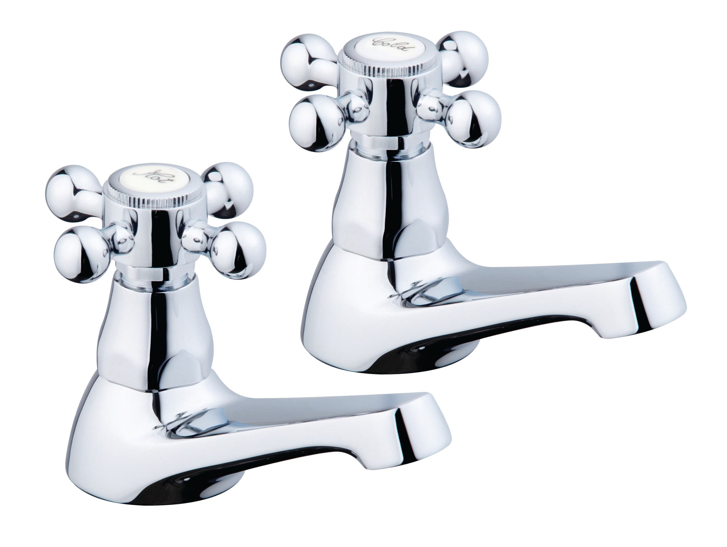 Henlake Basin Taps - Chrome