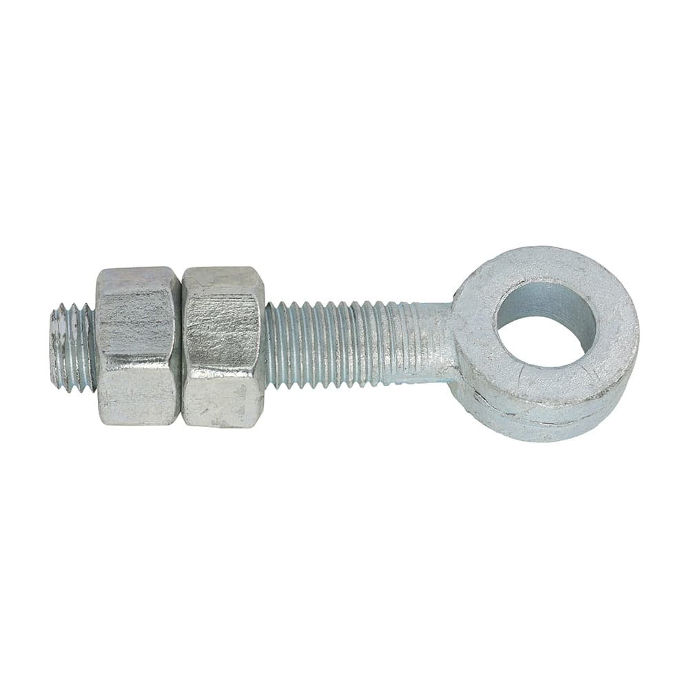 Adjustable Gate Eyes with Nuts – Zinc Plated