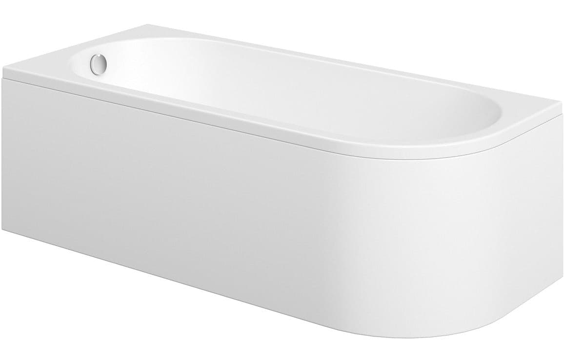 Trojan J Shape Bath 1500x750mm