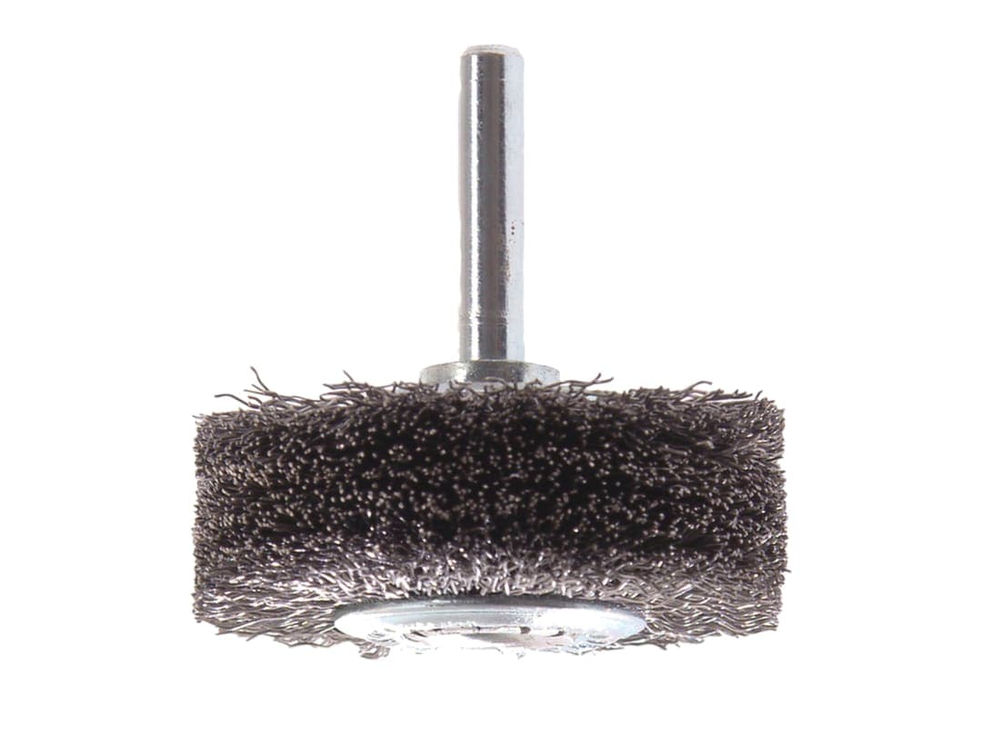 Lessmann Wire Wheel Brush with Shank 50 x 20mm, 0.30 Steel Wire 415.164