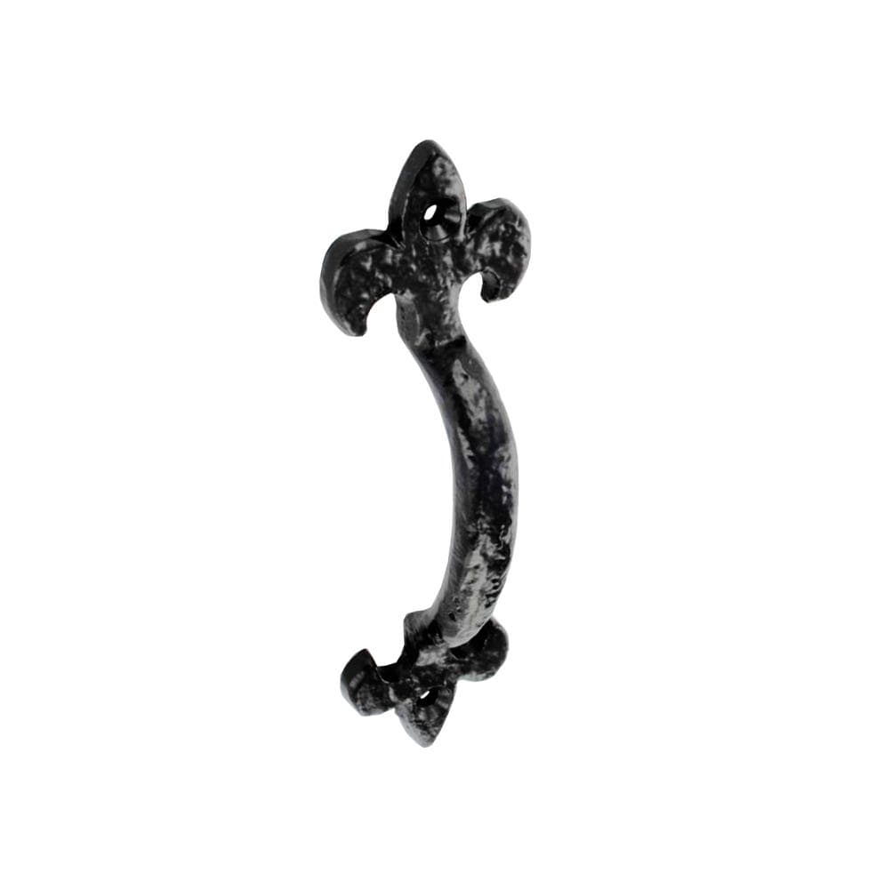 Gothic Steel Door Pull - Antique Black - Hardware Solutions