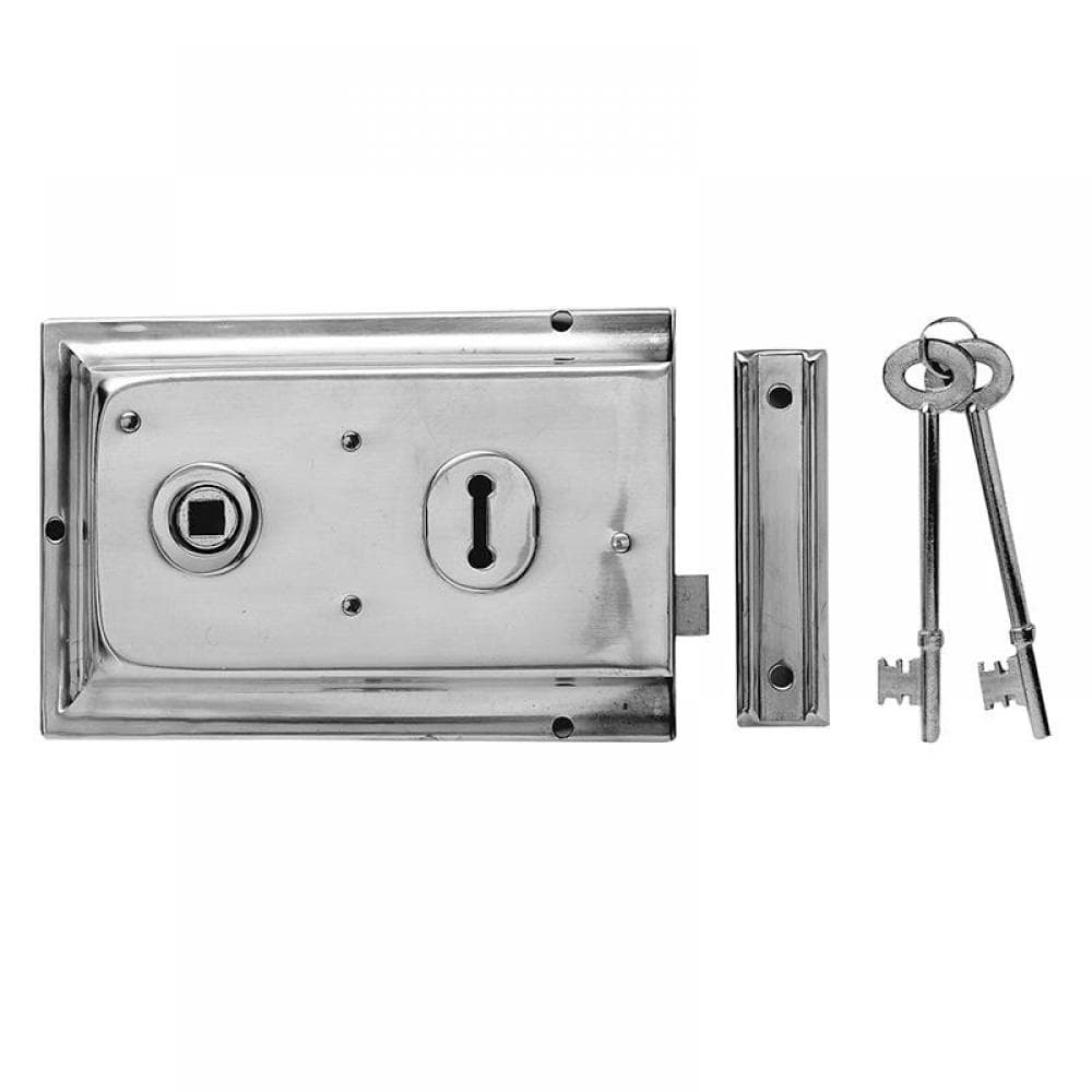 Yale Locks 60334305077 P334 Rim Lock Grey Finish 156 X 104Mm Visi
