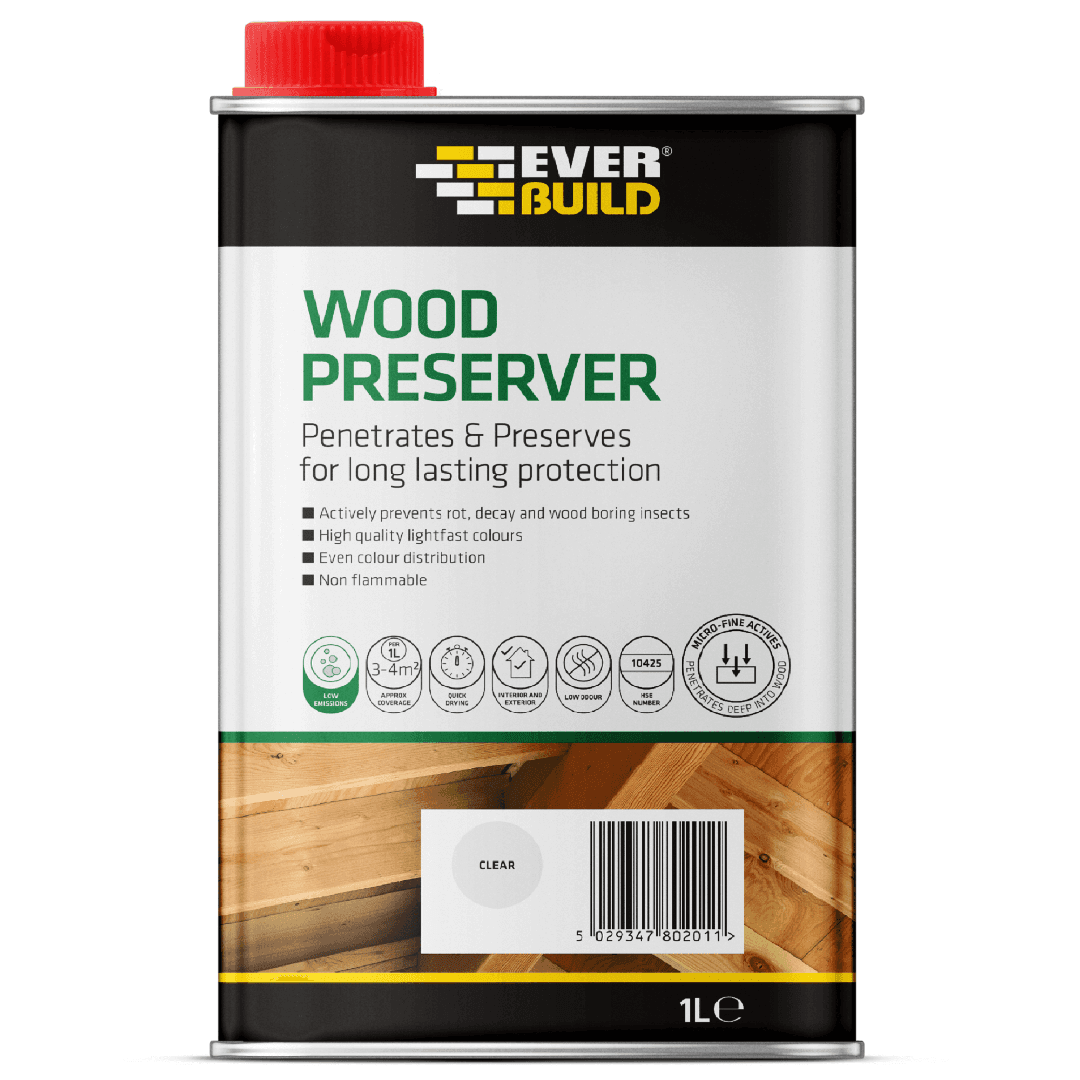 Everbuild Clear Wood Preserver 1L
