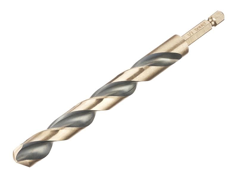 Dewalt Black&Gold Hex Hss-G Drill Bit 13.0Mm DT20619-QZ