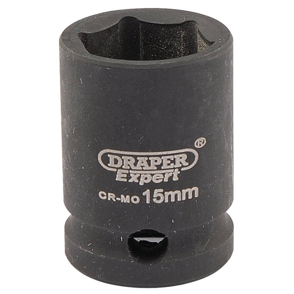 Draper Expert 06875 Expert Hi-Torq® 6 Point Impact Socket 3/8in Sq. Dr. 15Mm each