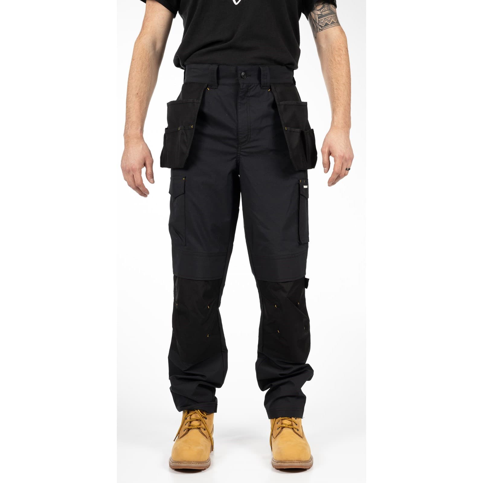 Caterpillar Nexus Holster Stretch Pocket Trouser Size 32 Black 39486-73650-04"