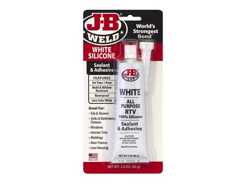 J-B Weld Silicone Sealant & Adhesive White 85G JB31312