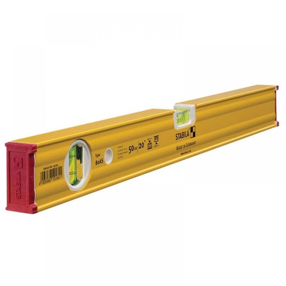 Stabila 19164 80 As Spirit Level 2 Vial 19164 50Cm