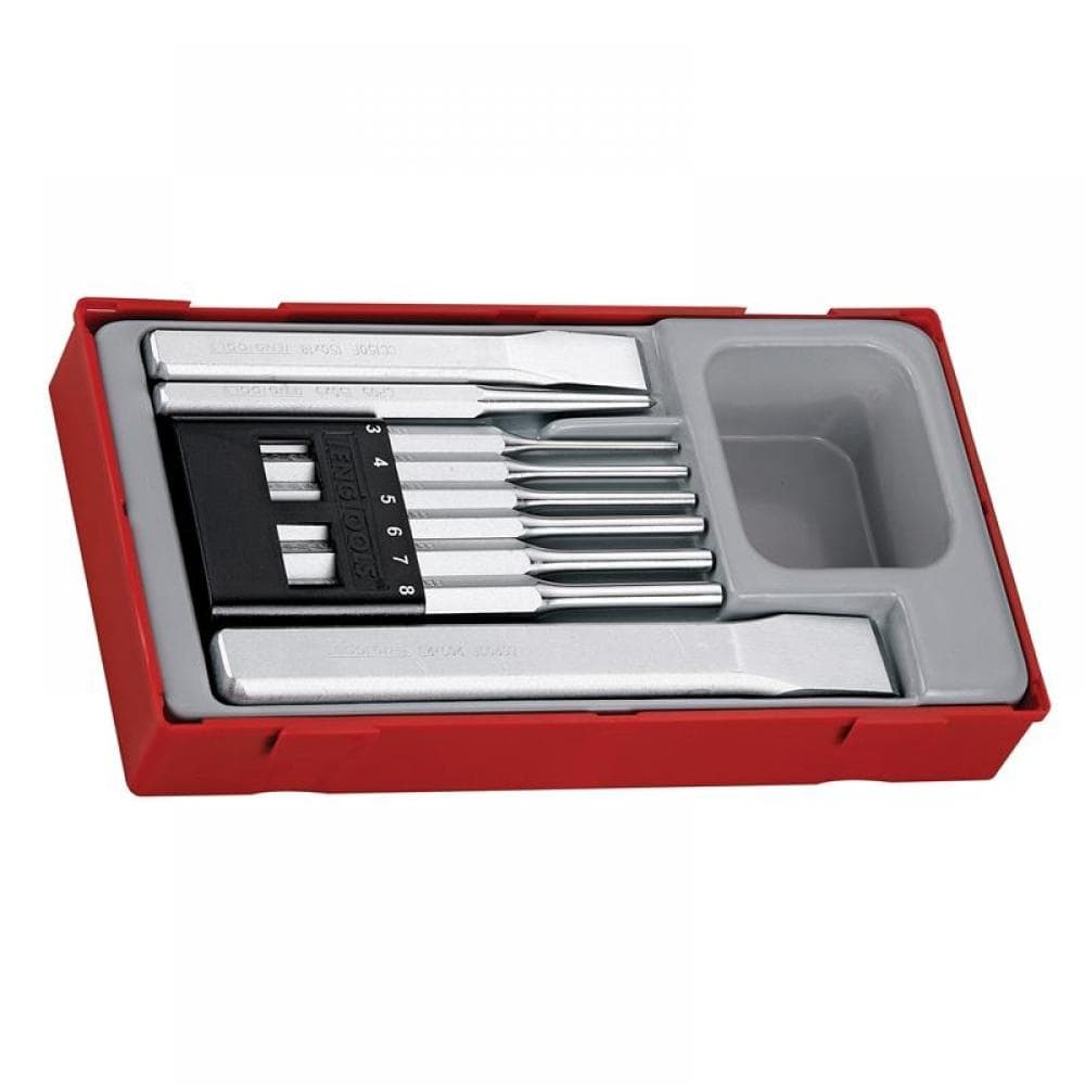 Teng TTPC09 Ttpc09 Punch & Chisel Set 9 Piece