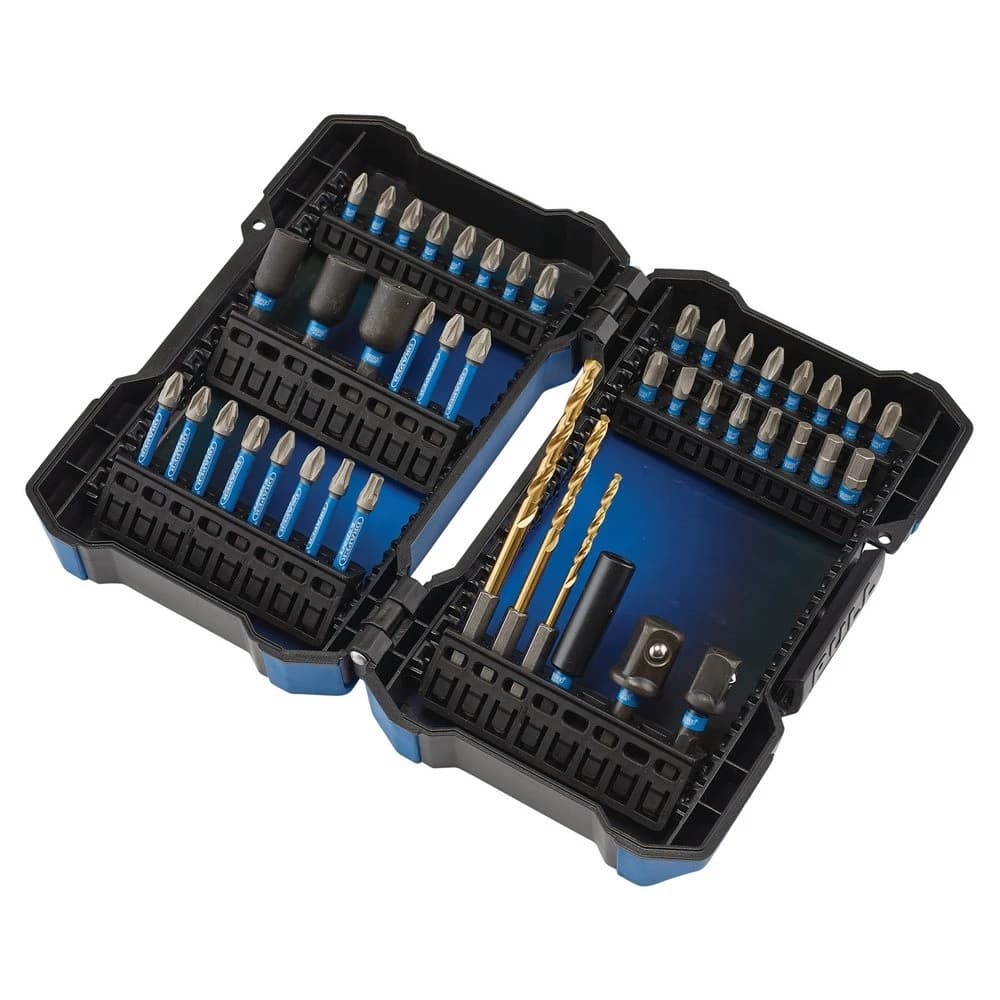 Draper Expert 04931 Impact Screwdriver Bit Set 1/4in Hex (44 Piece) 1