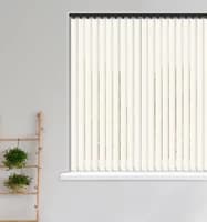 Ex-lite 89 Snow Electric Vertical Blinds PVC