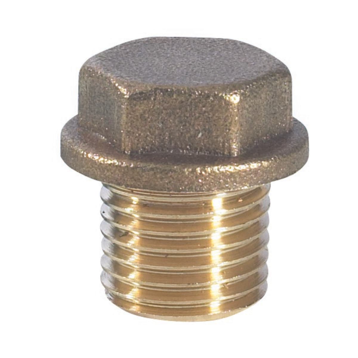 Compression Brass Flanged Plug 9mm