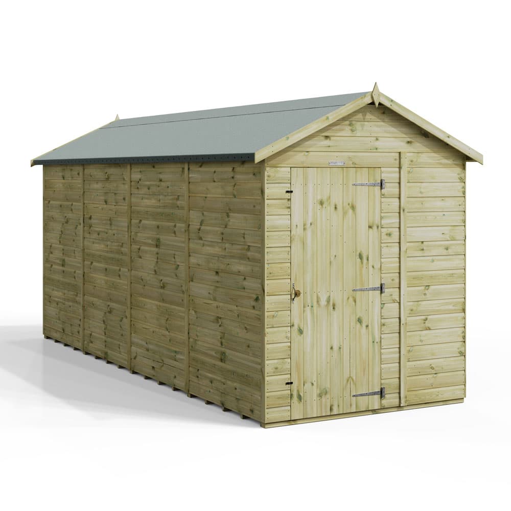 Powersheds 16x6 Premium Powersheds Apex No Windows