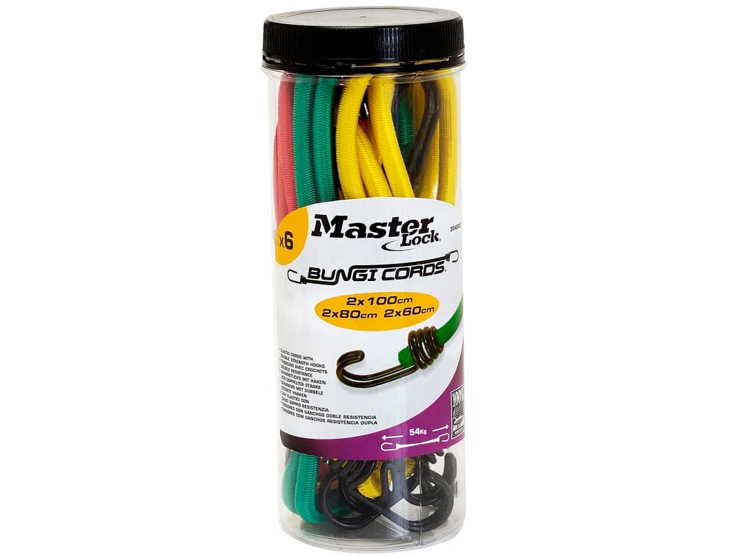 Master Lock Bungee Jar 6 Pieces 3040EURDAT