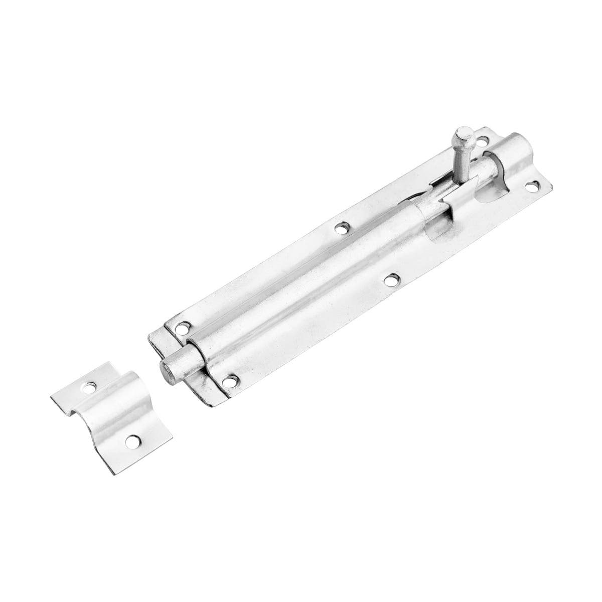 Straight Steel Tower Bolt - Zinc Plated - 150mm - Hardware Solutions