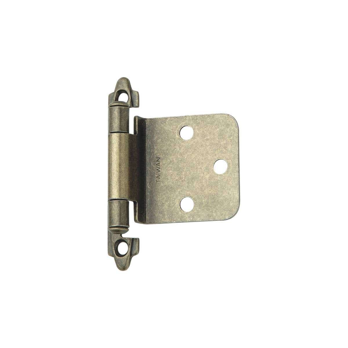 Sprung Hinges - 70x50mm - Antique Brass - Pair - Hardware Solutions