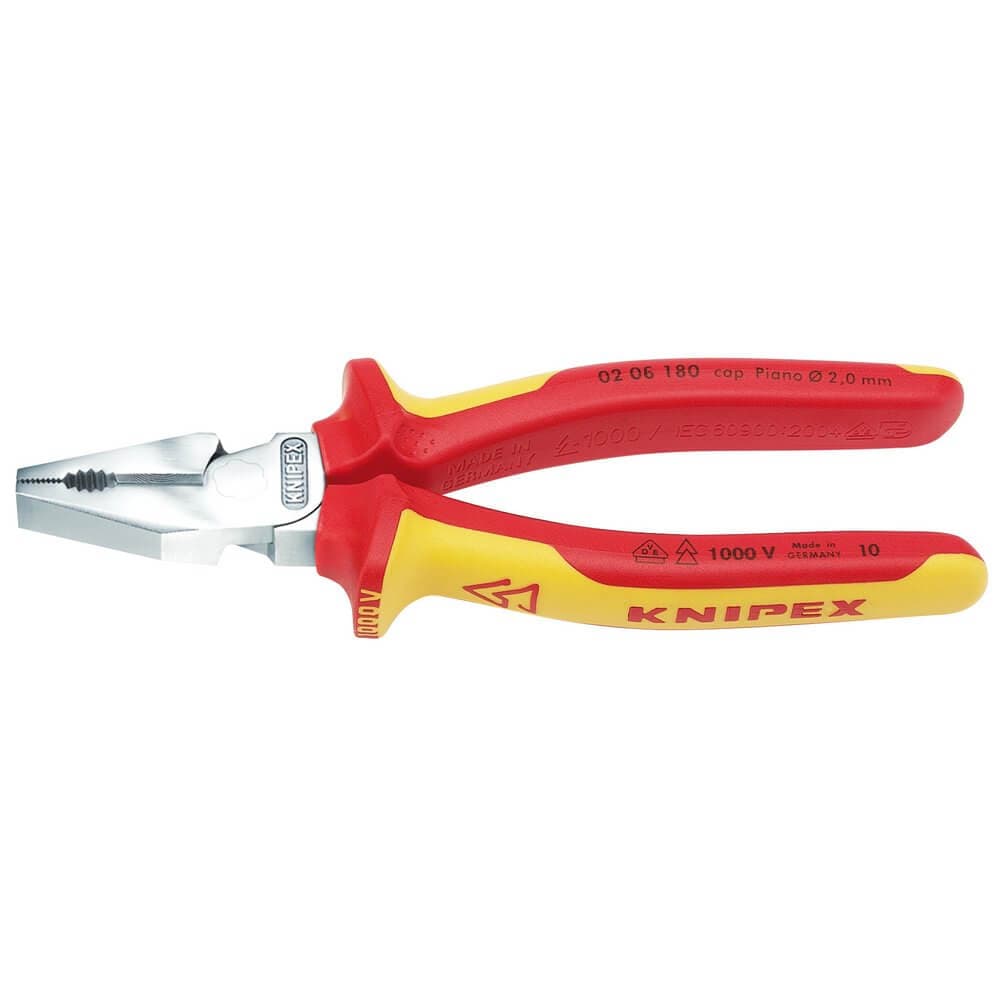 Knipex 49168 02 06 180 Fully Insulated High Leverage Combination Pliers 180Mm each