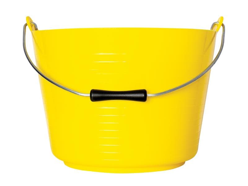 Red Gorilla TT4/Y Flexible Tub Bucket 22 Litre