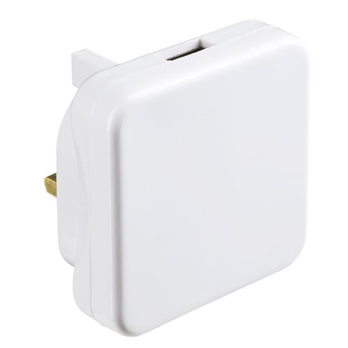 Usb Charger Plug Gloss White USBPLGW2-MP