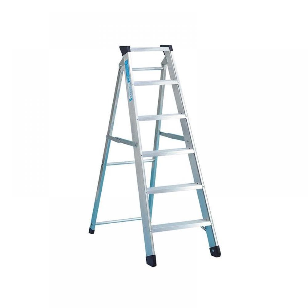 Zarges 49608 Industrial Swingback Steps Open 1.73M Closed 1.89M 8 Rungs