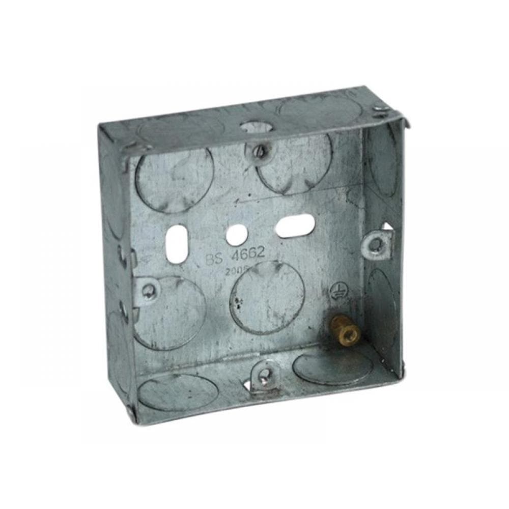 Axiom Electrical MB125 Metal Socket Box 25Mm (Pack 10)