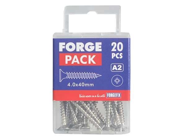 Forgepack FPMPS3516SS Multi-Purpose Screw - A2 Stainless Steel 3.5 X 16Mm (Pack Of 50)