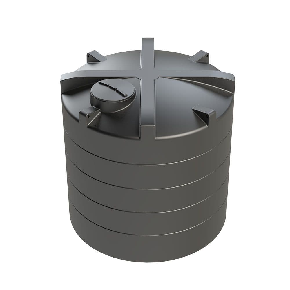 Enduramaxx 12,500L Vertical Rainwater Tank Black Original Organics