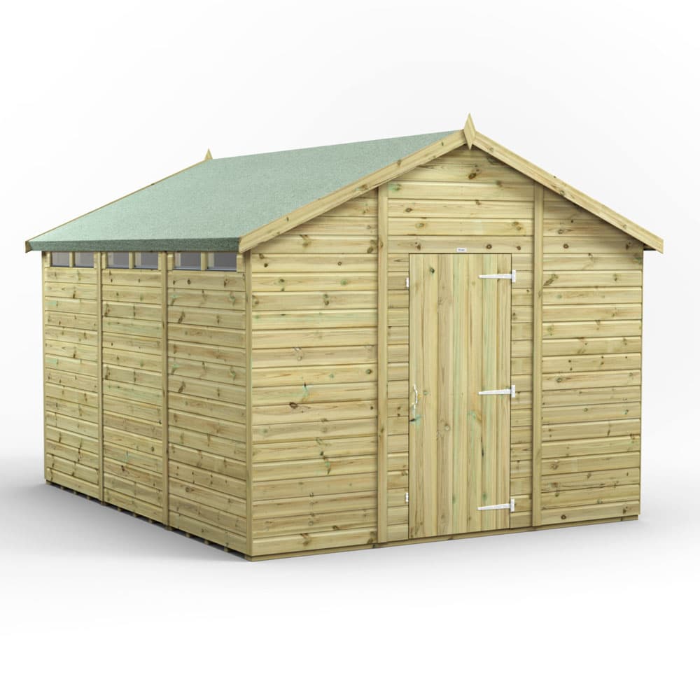Powersheds 12x10 Premium Powersheds Security Apex