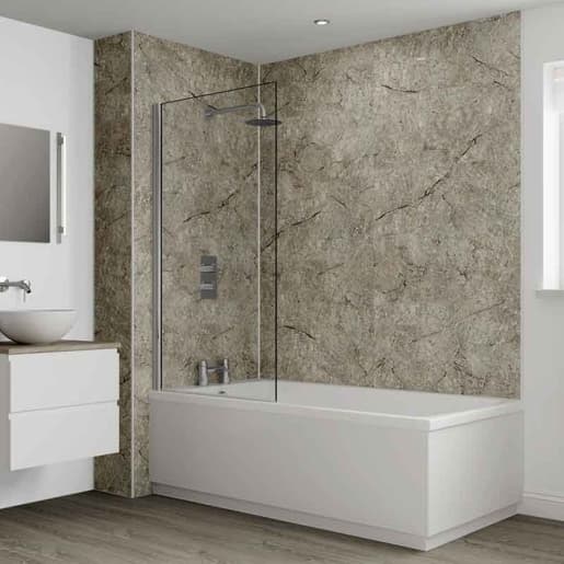 Multipanel Classic Bathroom Wall Panel Hydrolock 2400 x 900mm Antique Marble 701